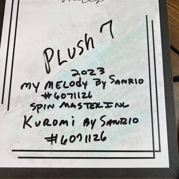 Sanrio Plush Set My Melody & Kuromi 9" Stuffed Animal Hello Kitty Plush - Picture 10 of 10